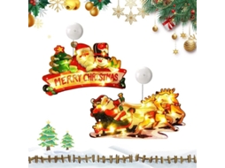 Luzes decorativas de Natal com ventosas, 2 pacotes NOVA LINE