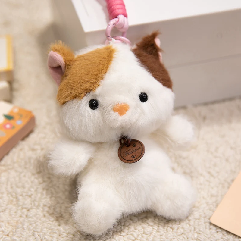Boneco de Pelúcia Macio e Fofo em Formato de Animal, Brinquedo de Pelúcia Infantil MDUG (gato 12cm)