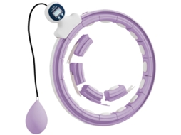 Adulto Inteligente Hula Hoop Com Contador De Bola De Peso 16 Nós (76-113cm) Roxo-kd