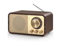 Rádio Fm Bluetooth Retrô, Rádio Nostalgia Com Alto Falante De 5 W, Rádio Transistor Bluetooth Retrô Com Bateria Recarregável De 2.000 Mah Rá Yizhood