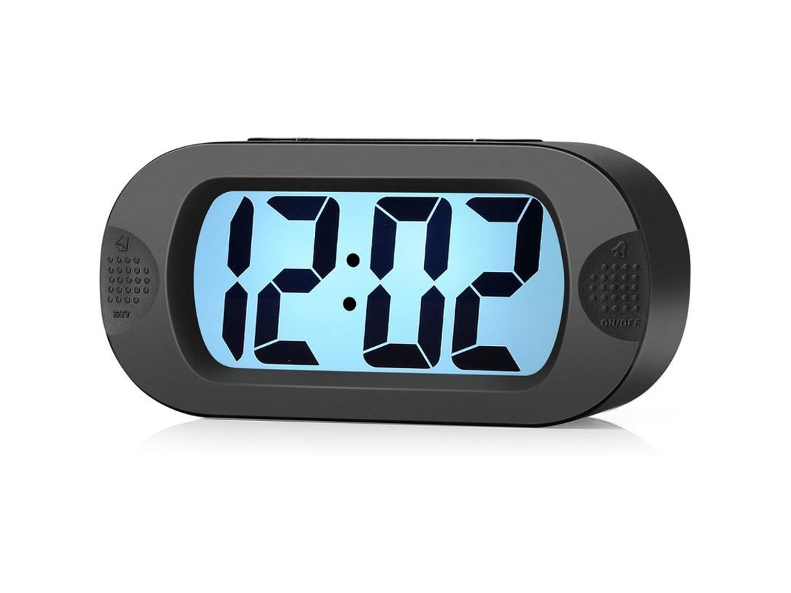 2026-reloj Despertador Digital Linjou Con Repetición Y Luz Nocturna (negro) Para Niños