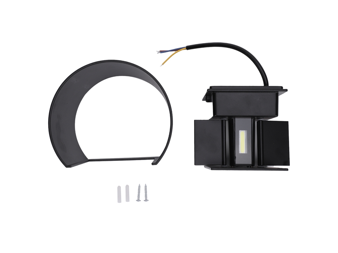 Lâmpada de Parede LED externa 12W IP65 alumínio à prova d'água luz branca fria AC85-265V | S/MARCA