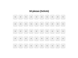 (50 Unidades, 5x5cm) Adesivos De Estimulação Muscular Ems Para Massagem.