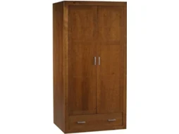 Roupeiro DOGAR IMPORT Kynus Cerejeira 2 Portas (Castanho - Pinho - 200x105x55 cm)