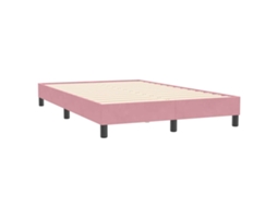 Bed Frame, Bed Frames Vidaxl Cor-de-rosa Veludo (120 X 210 Cm)