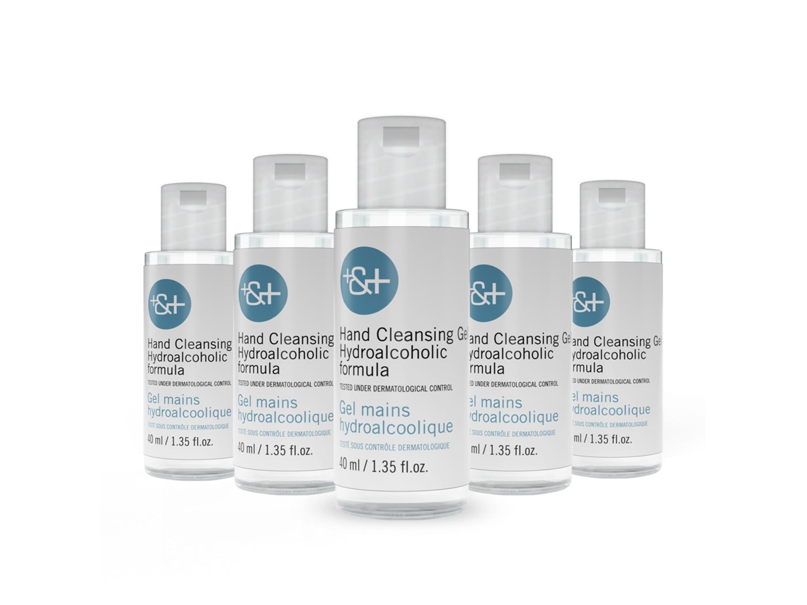 Álcool Gel Desinfetante +&+ 5x40ml