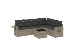 Garden Sofa Set, Garden Sofa Sets Vidaxl Cinzeto Rattan / Vime (n/a)