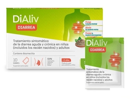 SANTÉ VERTE Dialiv Diarreia 10 Saquetas