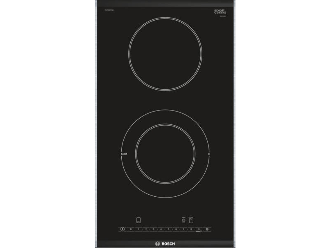 Placa de Vitrocerâmica BOSCH PKF375FP1E (Elétrica - 30.6 cm - Preto)