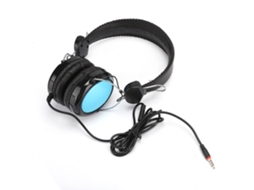 Fone De Ouvido Headset Para Jogos T420 Com Microfone 3.5mm Azul