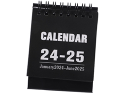Calendário De Mesa Shooweroro Mini Mensal Simples Para