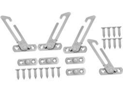 Conjunto De 4 Travas De Segurança Para Janelas, Ideal Para Meninos E Meninas.