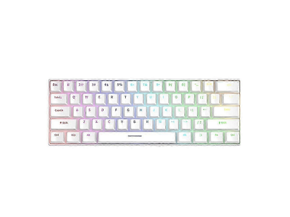 Teclado Mecânico De 61 Teclas Com Interruptores Hot Swappable, Acessórios De Escritório E Teclado Para Jogos. Ly Ebike