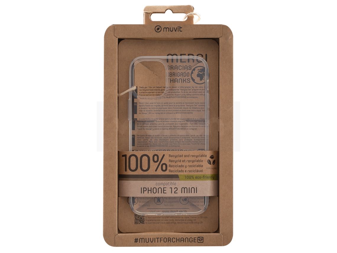 Capa iPhone 12 MUVIT Mfc Ecológica