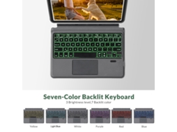 Capa De Teclado Bluetooth Ergonômica Para Tablet Surface Go 1/2/3 Sistemas Win