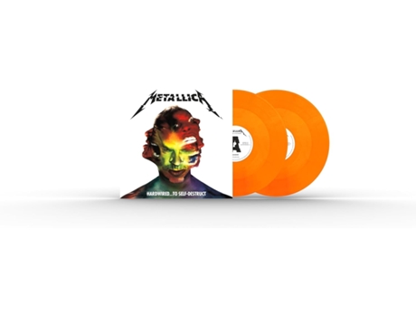 METALLICA - Hardwired...To Self-Destruct 2LP VINIL LARANJA TRANSPARENTE Edição Limitada CAPA DUPLA