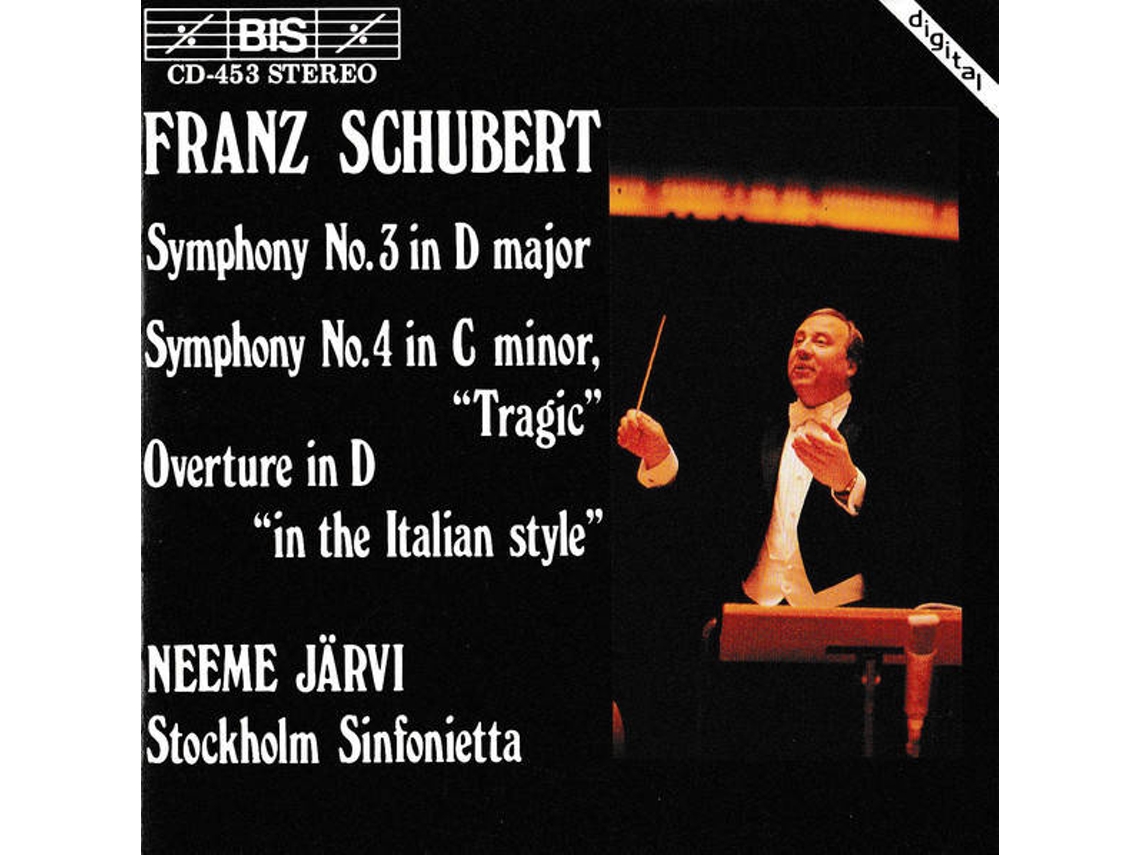 CD Schubert-Symphony 3 & 4