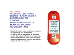 Accesorio olla rapida bl 1 junta silicona ø 22 cm standar 1470