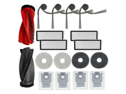 Peças de Reposição para Aspirador Robô Qrevo Curve/ P20 Pro: Acessórios, Escova Lateral Principal, Filtro Hepa, Esfregão e Saco de Pó BRILVIBERA