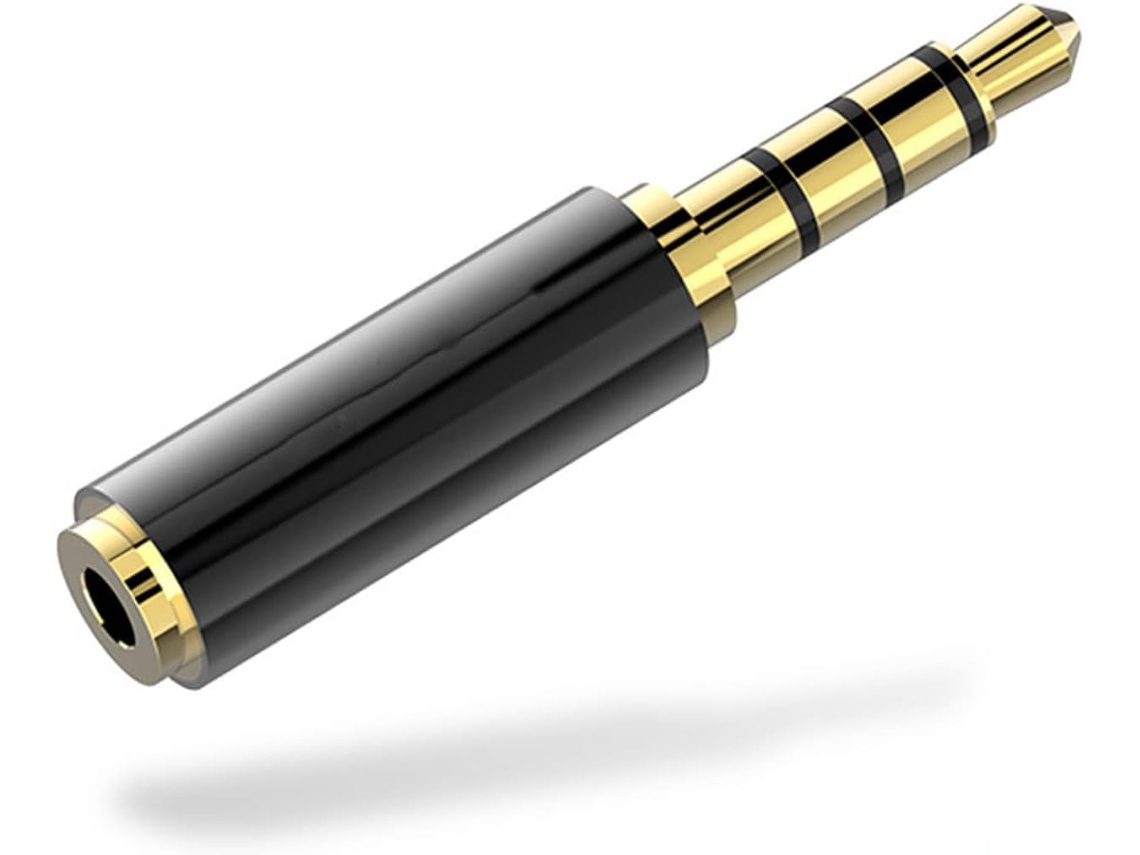 Adaptador De Plugue De 3, 5 Mm, 5 Mm Para Tomada De 2, Conversor