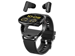 Relógio inteligente 2 em 1 com fones de ouvido Bluetooth sem fio, monitoramento de chamadas e saúde, esportivo, à prova d'água. Ly Ebike