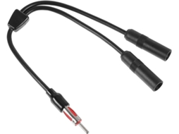 Cabo Extensor Para Antena De Carro, 1 Macho Para 2 Fêmeas