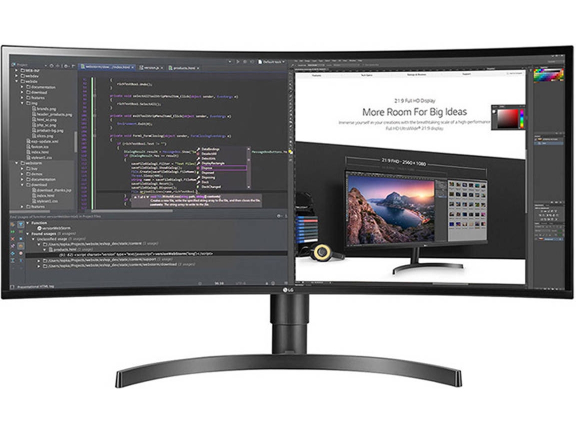 Monitor LG 34WN80C - B (34" - 60 Hz - 5 ms)