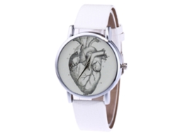 Reloj Unisex De Cuarzo Con Correa De Pu Zhoulianfa T442-yx (blanco)