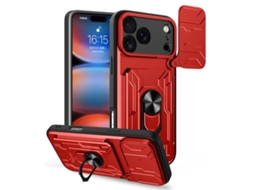 Capa Para Iphone 17 Pro Max Com Proteção Deslizante Para A Câmera E Compartimento Para Cartãohw