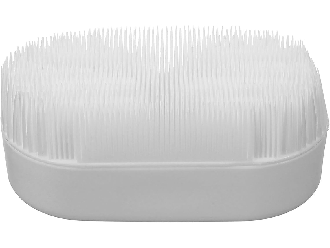 Escova De Plástico Branca Para Lavar Roupa E Limpar Pisos, Com Cerdas Macias, Ideal Para Remover Manchas Difíceis Em