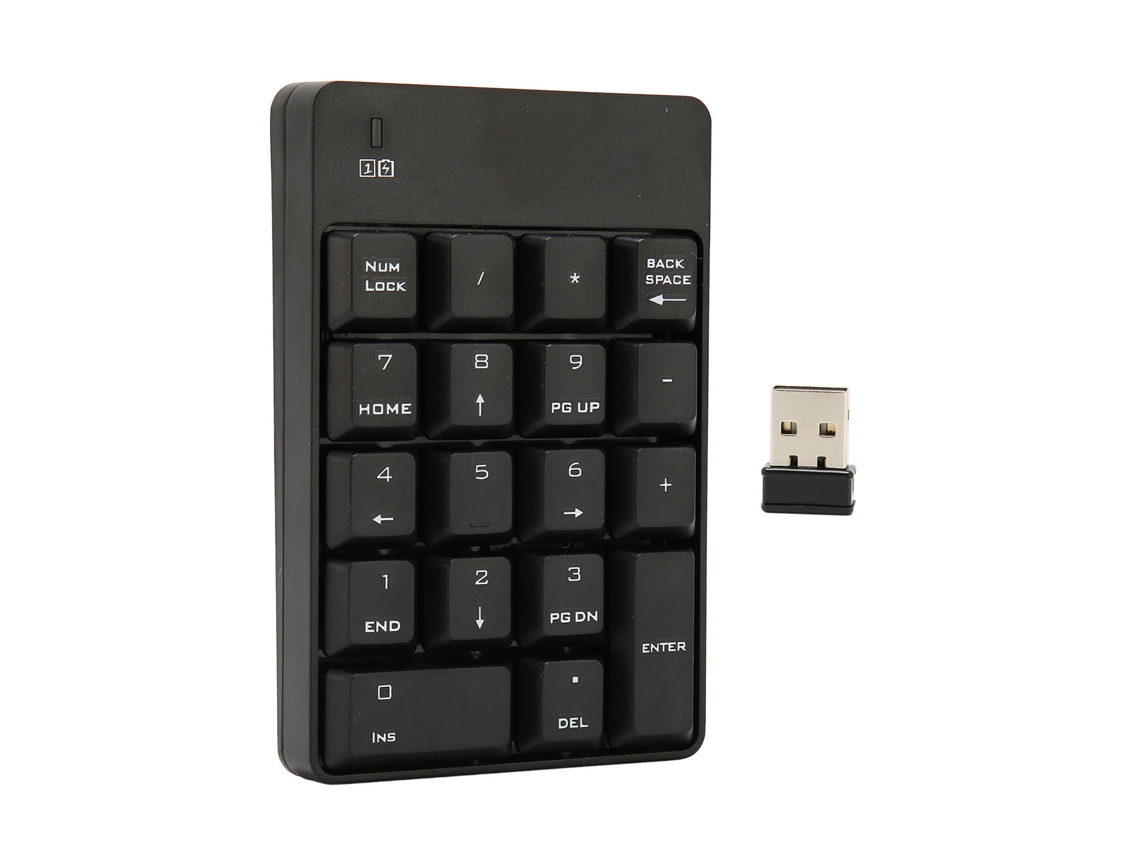 Teclado Numérico Sem Fio 2.4g 18 Teclas LAXISCREED