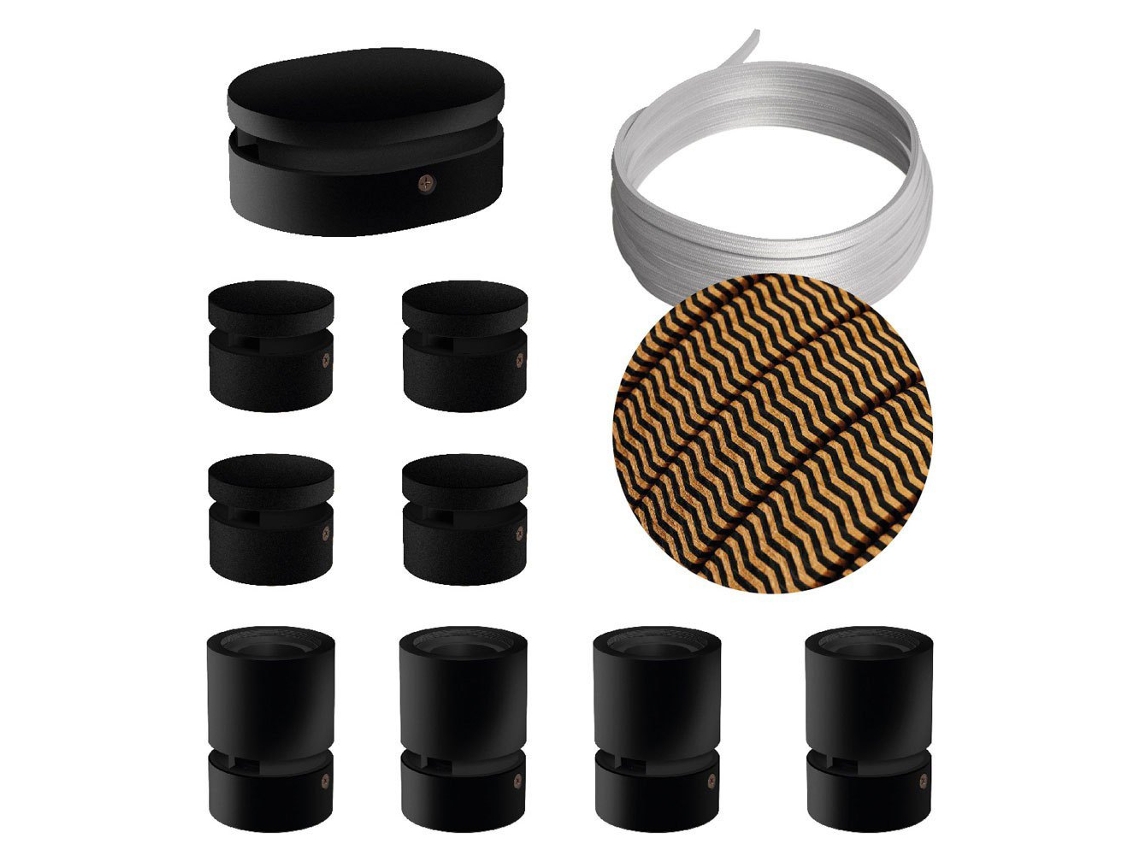 Grinalda CREATIVE CABLES Kit iluminação symmetric filé system cz