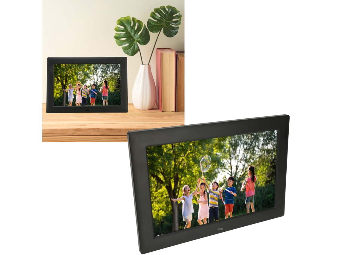 Porta-retratos digital Slowmoose de 12 polegadas com tela IPS HD e controle remoto multifuncional para casa, tomada australiana de 110-240 V