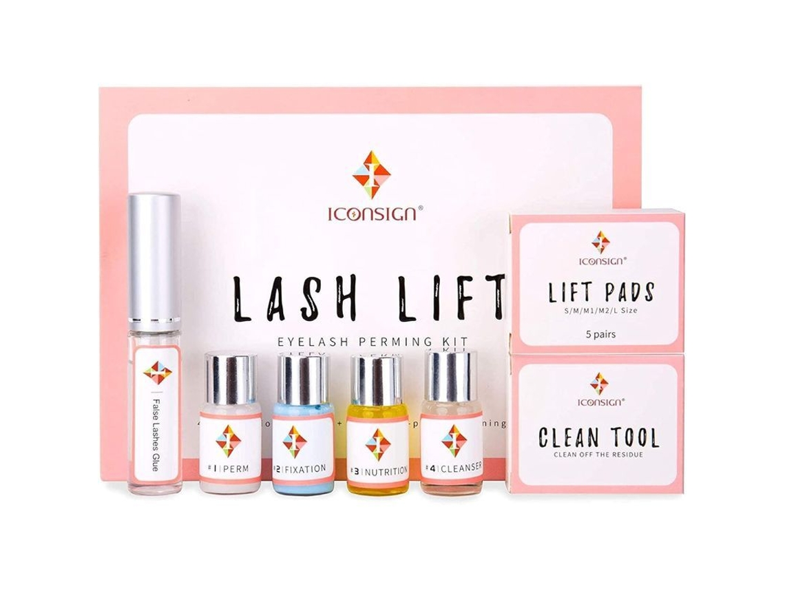 Kit de Lash Lift Iconsign Cílios Curvados Profissionais por Semanas com Tudo Incluído