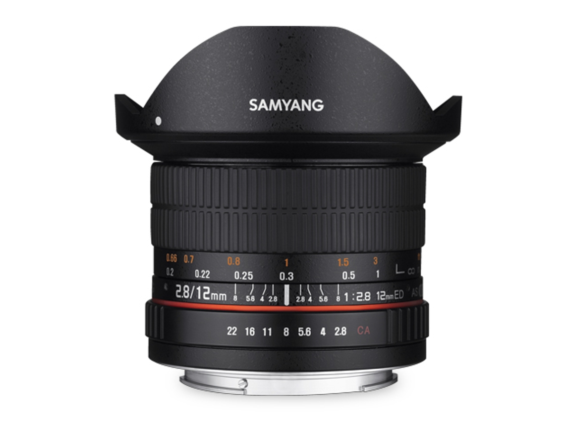 Objetiva SAMYANG 12mm F2.8 ED AS NCS Olho de Peixe  (Encaixe: Micro 4/3)