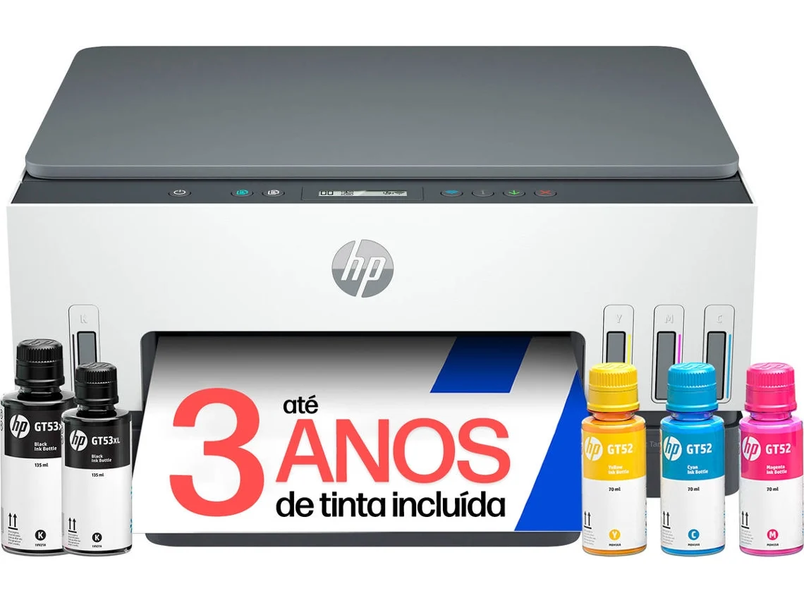 Impressora HP Smart Tank 6005 (Multifunções - Jato de Tinta - Wi-Fi)