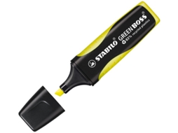 Marcador STABILO Green Boss 1 peça com ponta de cinzel amarelo