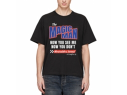 Rockinstone Talladega Nights Movie Magic Man Black Adult T-shirt Size:xl