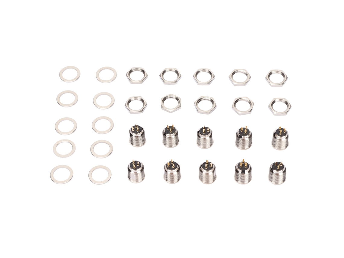 Cabo Lurelia XLR macho de 3 pinos, para microfones, PC e computador.