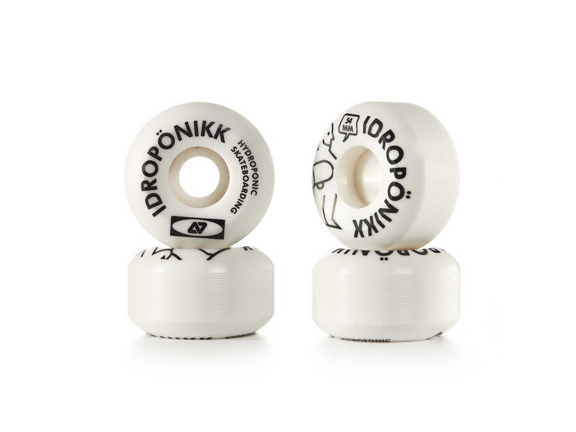 Rodas de Patins Hykea 55 Mm Prateado 55Mmhydroponic