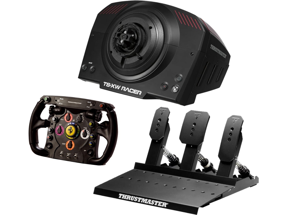 Thrustmaster F1 Racekit – Base Servo Xw + Módulo Adicional F1 + Pedais Raceline Iii – Pacote De Corrida – Xbox E Pc