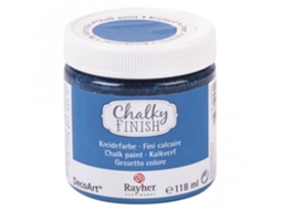 Chalky Finish Chalk Paint 118Ml Azul Azure Rayher