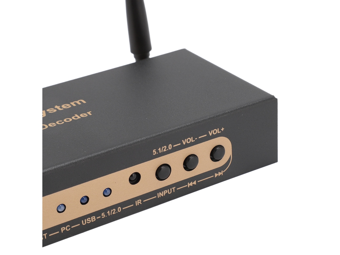 Decodificador Áudio 5.1 LAXISCREED Hdmi 4k Bluetooth