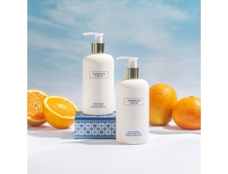 Portus Cale Gold Blue Gel Lavante Para Mãos E Corpo Pimenta Rosa E Jasmim 300ml Portus Cale Gold Blue