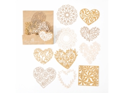 10 Pcs Recortes de Papel para Scrapbook Decoração em Papel com Rendas NEVEANCE