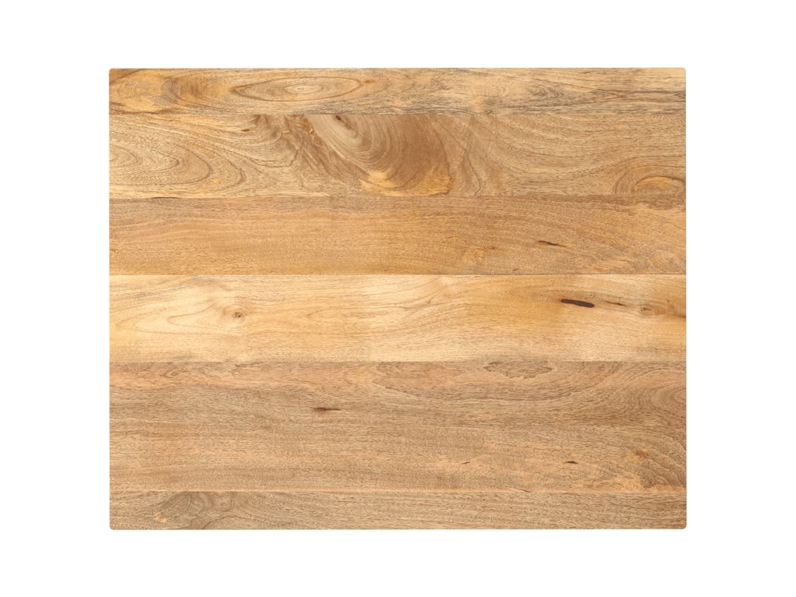 Vidaxl Tampo De Mesa Retangular 90x80x2,5 Cm Mangueira Maciça