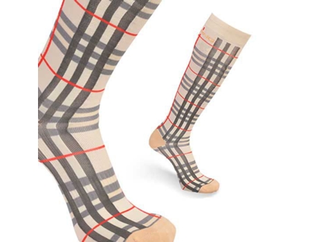 Meias Altas Fashion Sport Tech Beige EU 35-38 SPRING REVOLUTION 2.0