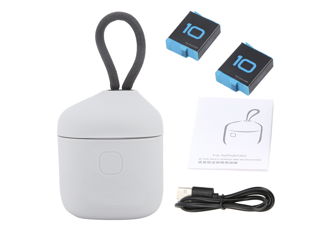 Telesin Multifunction Charger For Hero 9/10 Sports Camera High Capacity Camera Battery LAXISCREED