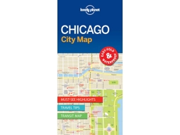 Livro Lonely Planet Chicago City Map de Lonely Planet (Inglês)