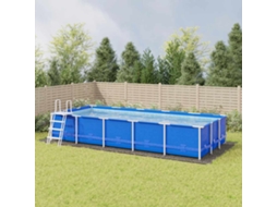 Vidaxl Pano Para Chão De Piscinas 999x500 Cm Poliéster Geotêxtil Cinza